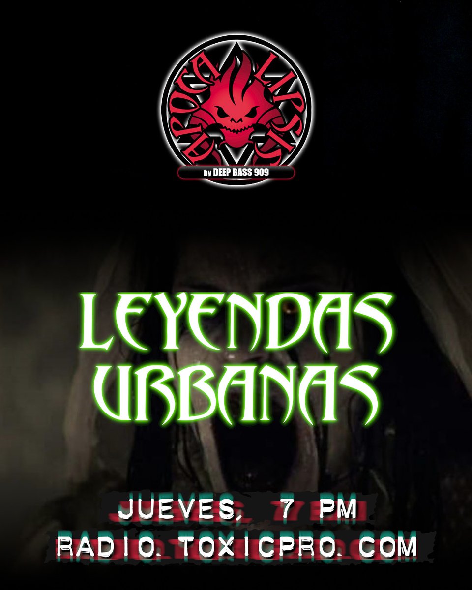 toxicproradio's tweet photo. Hoy a las 7 pm (hora de CDMX) en: https://t.co/yL6j6TNxdG
#combustionepontanea #combustiónespontánea #hardcoretechno #digitalhardcore #speedcore #flashcore #splittercore #terrorcore #doomcore #breakcore #gabber #apocalipsis #deepbass909 #toxicproradio #toxicpro #radioonline https://t.co/FnPY3LsMrg