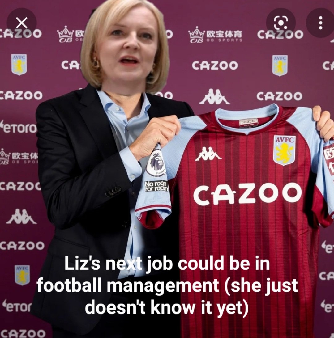 MsHev74's tweet photo. #rethink #reskill #reboot #ToryShambles #LizTruss #stevengerrard #astonvilla #torychaos #rethinkreskillreboot https://t.co/m3tImXNmdN