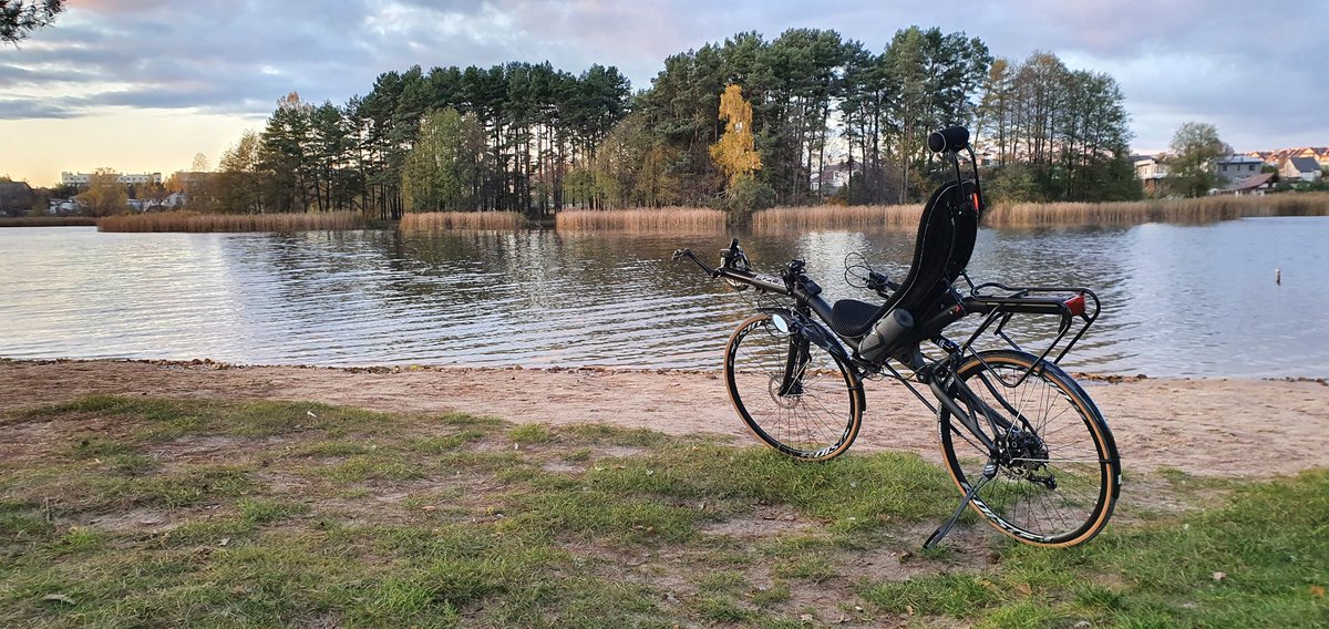 Slibiniukas's tweet photo. Like AESPA once sung, dreams do come true, sometimes. Just don't look at the bank account afterwards! #recumbent is in and it's great! Season for it is just about over this year, but I have high hopes for the next. Long distance on this #azub should be a lot more comfy, hopefully https://t.co/CzkANIb3TL