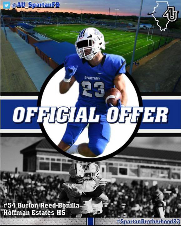 Blessed to announce I’ve been given my first offer to play ball for the @AU_SpartanFB! Wanted to thank Coach Beebe and the rest of the coaching staff for this opportunity and finish the season strong!