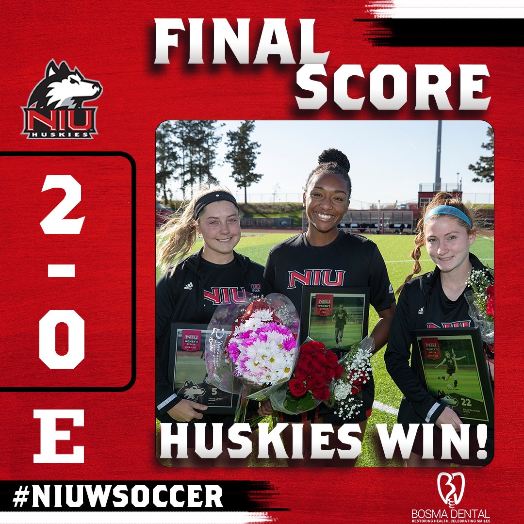 NIUWomensSoccer's tweet image. HUSKIEESSS WINNN!!
Final Score of today's match is 
NIU 2 EMU 0

Next game is away on Sunday, October 23rd against Miami of Ohio at 12pm.

#NIUWSoccer | #NewFoundations
