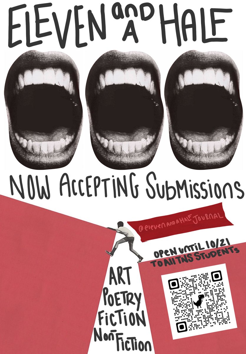 There's still time to submit for this year's Eleven and A Half! The deadline is tomorrow and we want your writing and artwork. <a href="/EugeneLang/">Eugene Lang College</a> 
elevenandahalf.submittable.com/submit