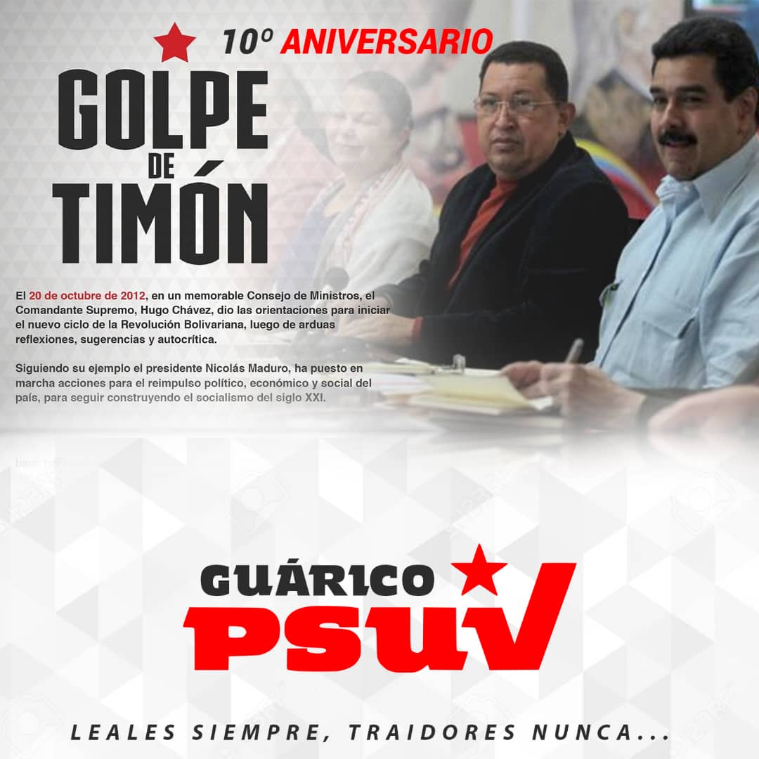 Hacer una revolución dentro de la revolución, enseñanza del comandante Hugo Chávez.

<a href="/chavezcandanga/">Hugo Chávez Frías</a> 🫡

#20Oct

#10AñosDelGolpeDeTimón