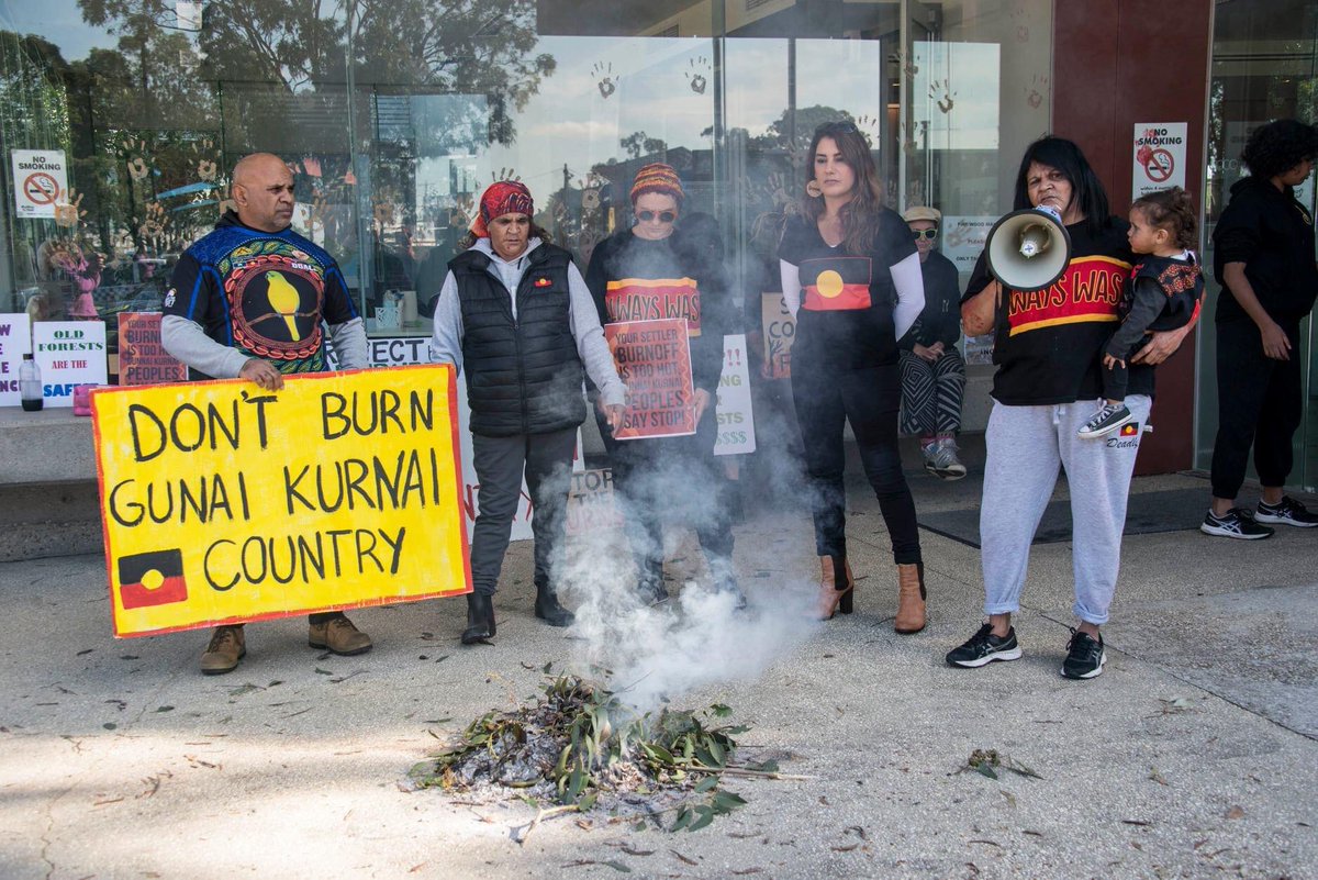 Lidia Thorpe staunch strong #GunnaiWoman, only one in power brave enough to #GetUpStandUpShowUp to the Gov incineration and destruction of #GunaiKurnaiCountry #AssociatingwithLidia