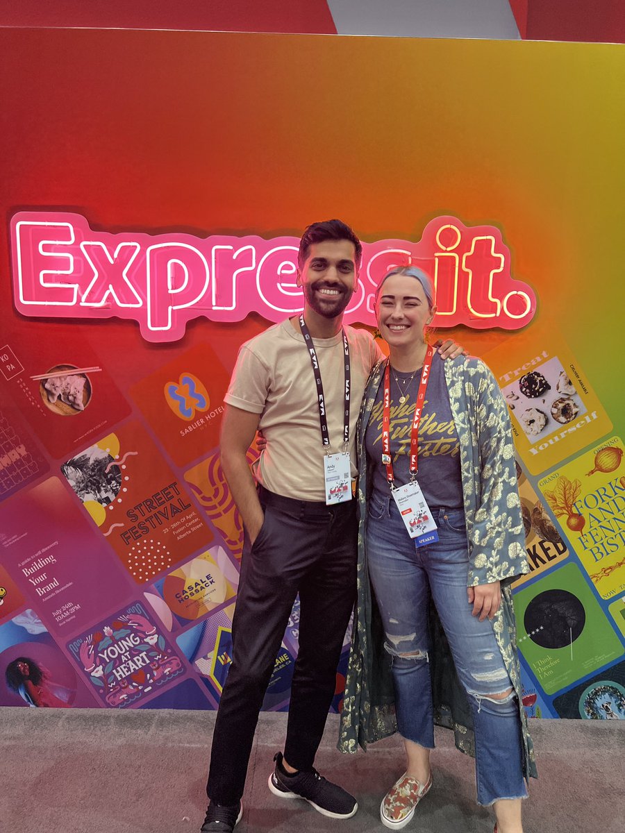 AndyLalwani's tweet photo. Somehow survived @adobemax and saw some VERY familiar faces. Now to recover for an entire month 😭 https://t.co/vYkgI1Jf9j