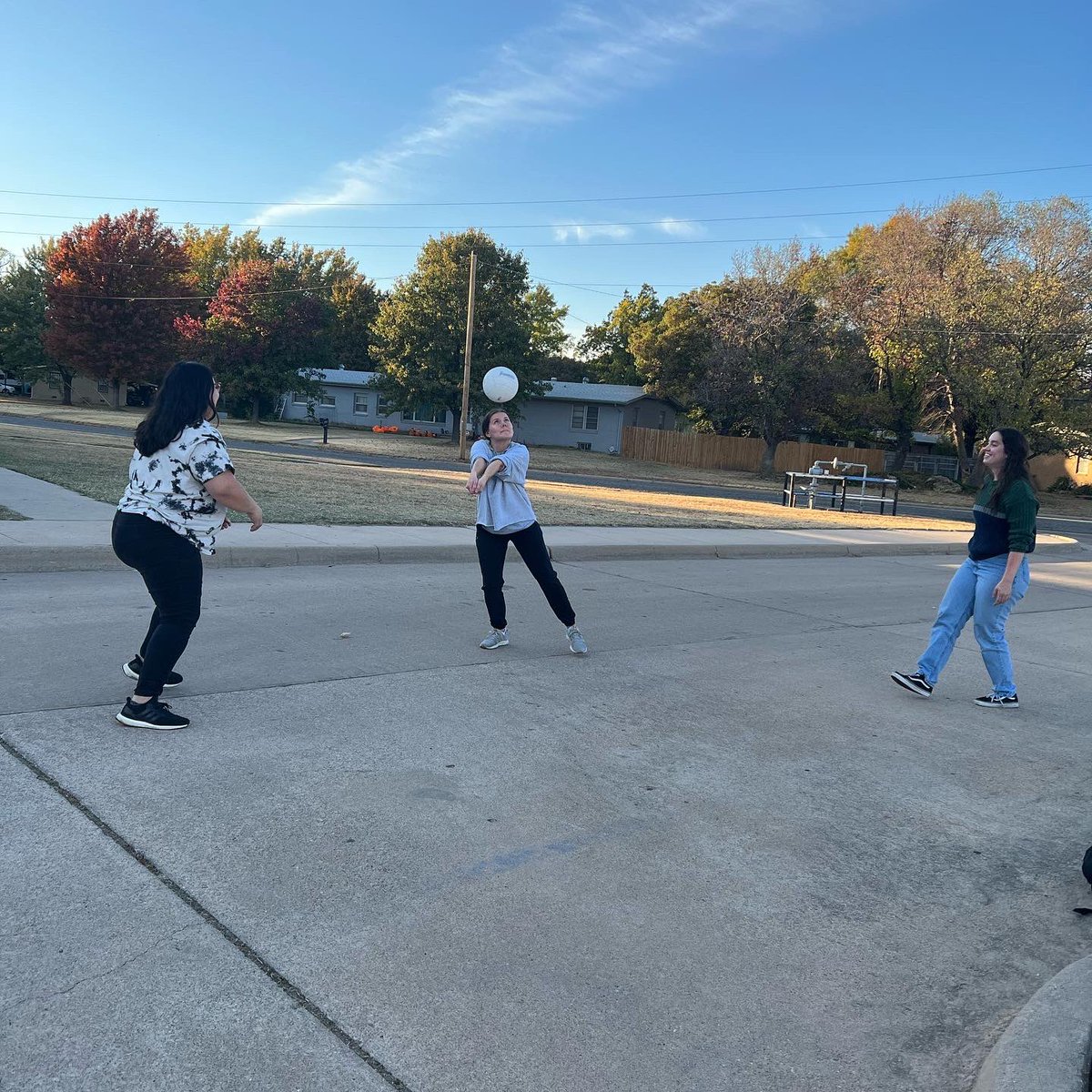 pvmiddleusd259's tweet photo. You can’t say your serious about a staff vs student volleyball game unless you’re training in the parking lot after school 👀

#wpsproud #pvmsproud #volleyball #staffvsstudent https://t.co/iLy7NB1zq3