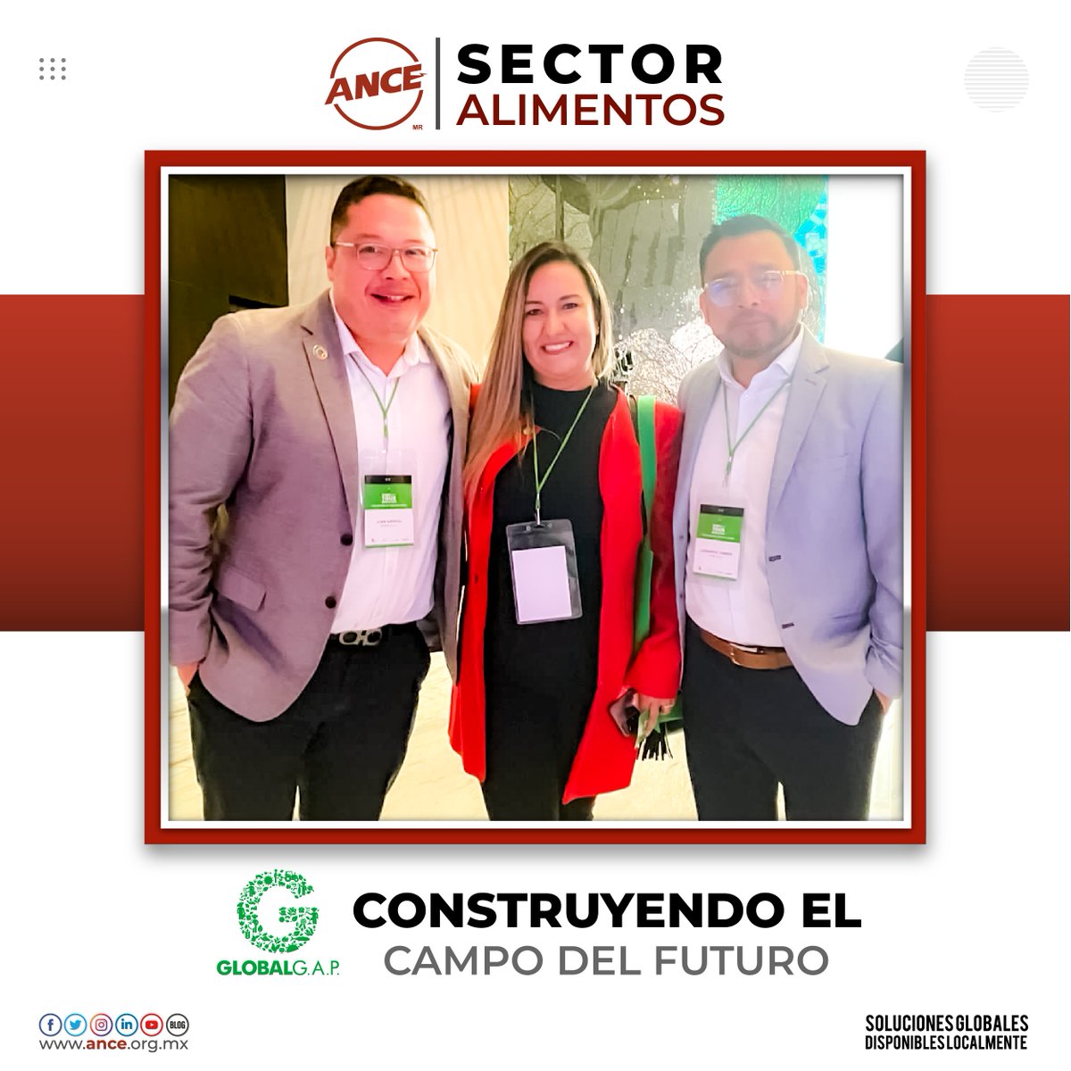 ANCE_MX's tweet photo. ANCE se une al conjunto de empresas y productores dentro del GLOBALG.A.P. TOUR,  donde se promueve el uso responsable de los recursos naturales, sumando principios que atienden a la sostenibilidad  y buenas prácticas agrícolas.

 #GLOBALGAP #GGTour #IFAv6 #GRASPv2 https://t.co/9amHYVJzGR