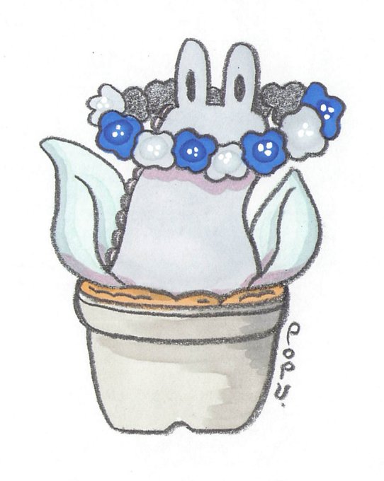 【イラスト/鉛筆・コピック】いつか目が合う時が来る 