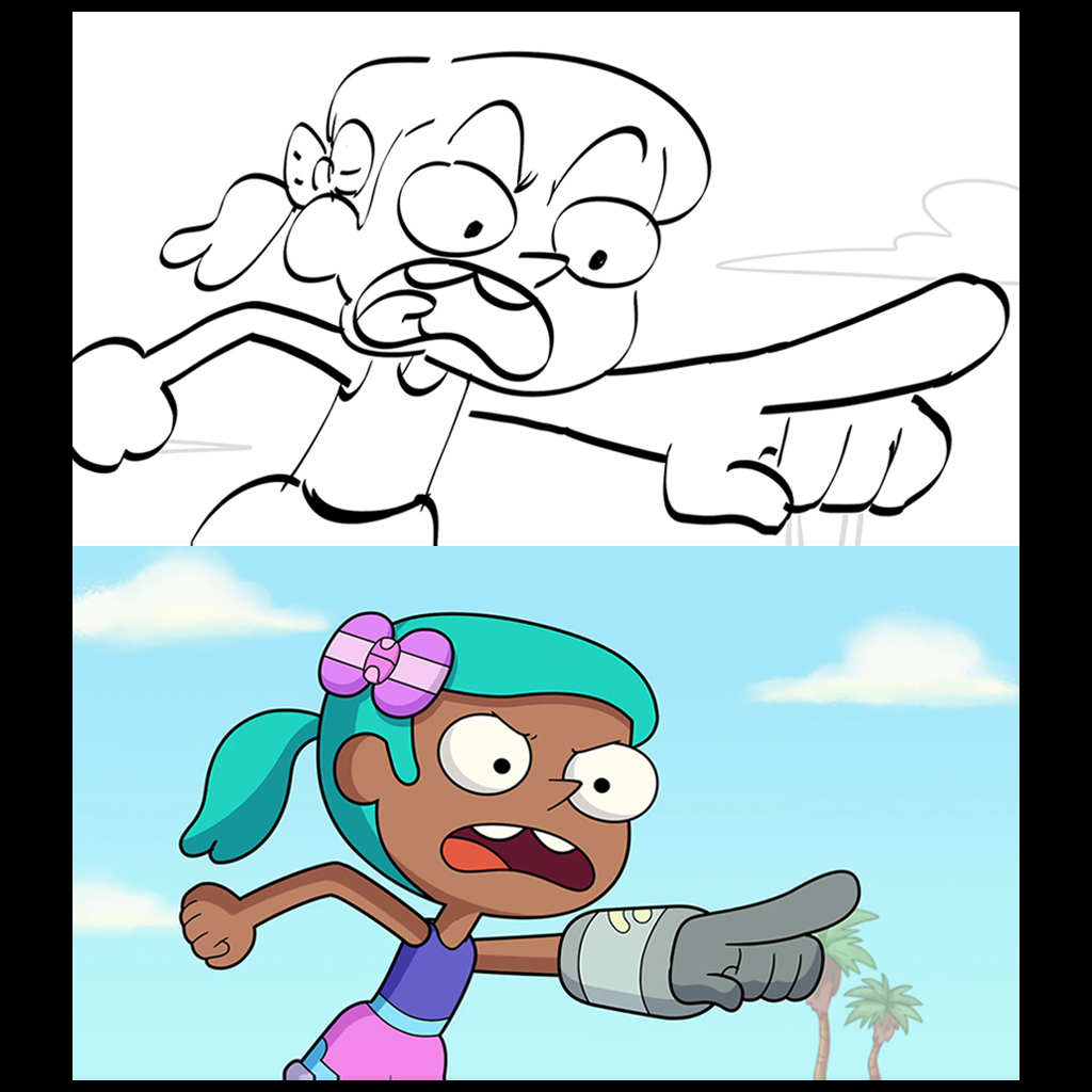 AllenZhangArt's tweet photo. Some panels of mine from Oddballs! Thanks Chelsea Ker, @jouchellem, and @sohsilly for being awesome directors, loved working under y'all!! Check out the show on Netflix~ https://t.co/zdSvULf0jB