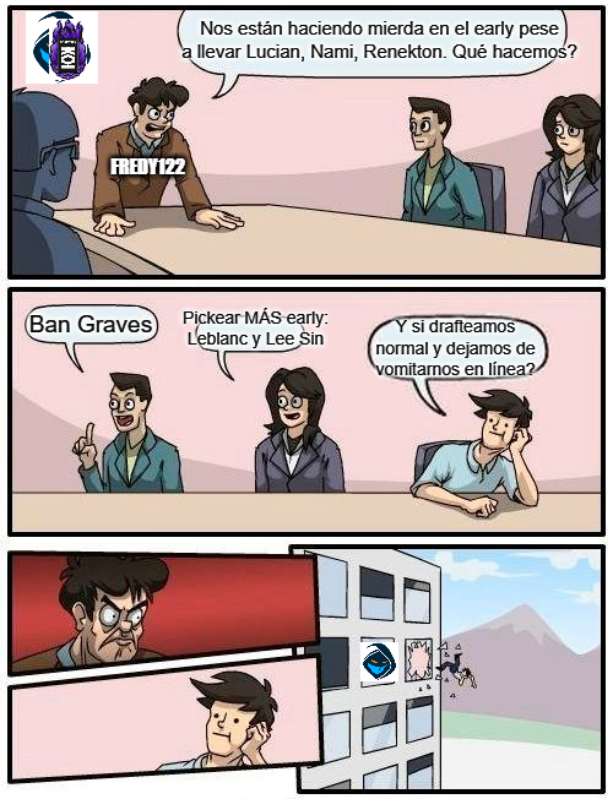 MiguelBaldwin's tweet photo. Hacía tiempo que no hacía un memillo.
Y viendo cómo va el @Rogue - JDG, lo único que nos van a quedar son los memes
#worlds2022 | #RGEWIN | #vamosrogue https://t.co/MlQaa3Xnsg