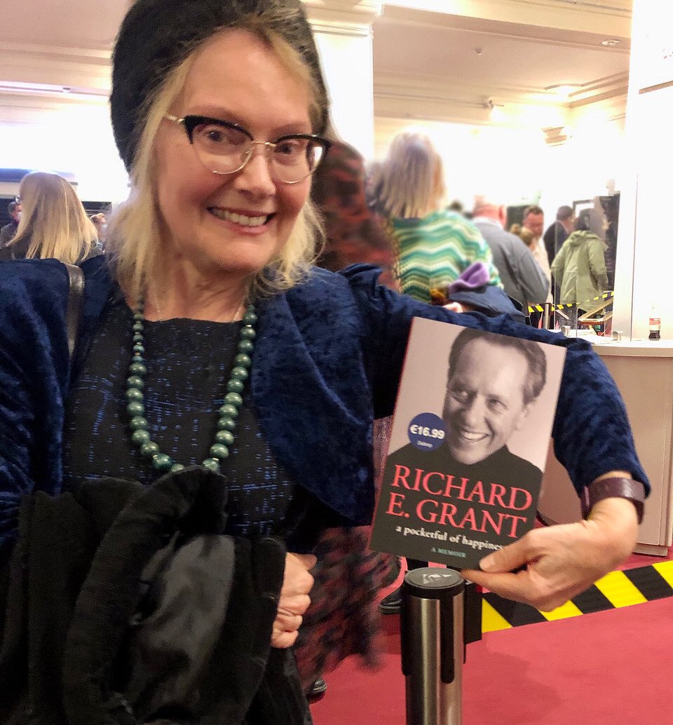 HelenaMul's tweet photo. Laughter and tears this evening at Richard E Grant playing the National concert hall with some Liz Truss swipes and stuff about celebrity selfies… This was the closest I got to mine https://t.co/w1kmXwG4uZ