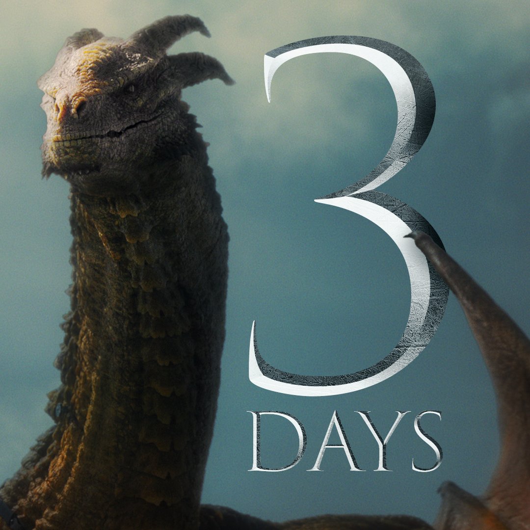 Three more sleeps.

Syrax. She-Dragon of Princess Rhaenyra. #HOTDFinale