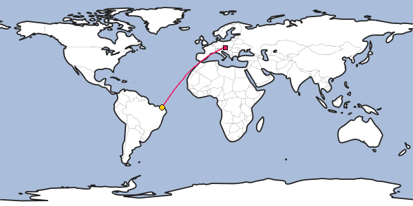 Distancia de Viena a Fortaleza
7829 km,4865 milhas ou 4227 milhas náuticas.
A distância é a distância teórica do ar.Voar entre os aeroportos dos dois locais pode ter uma distância diferente,localização da localização do aeroporto e da rota real escolhida.