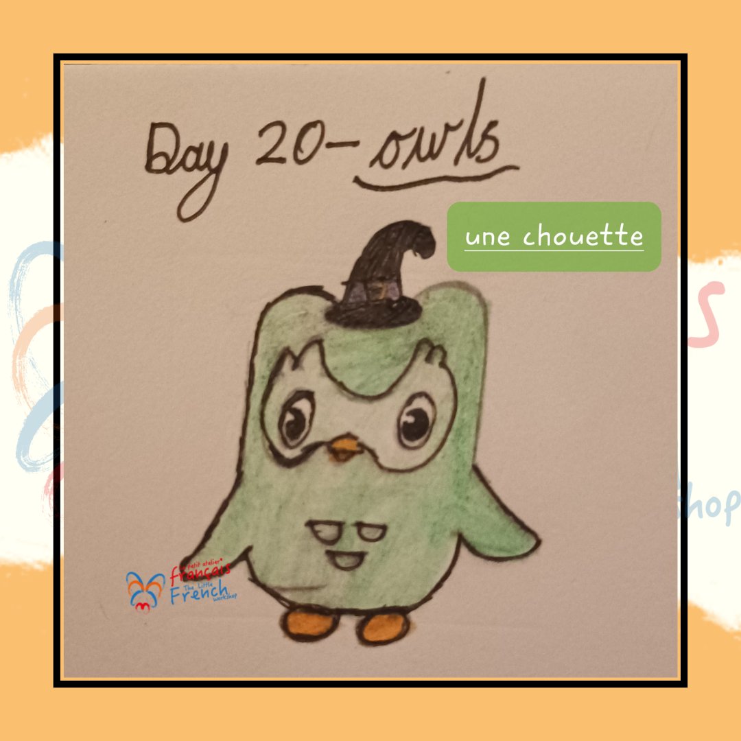 LePafLiverpool's tweet photo. Apprendre le français, c'est chouette ! Et c'est pas sorcier ! 

#1jour1mot #dessiner #apprendre #inktober2022 https://t.co/Cr0Jred5eX