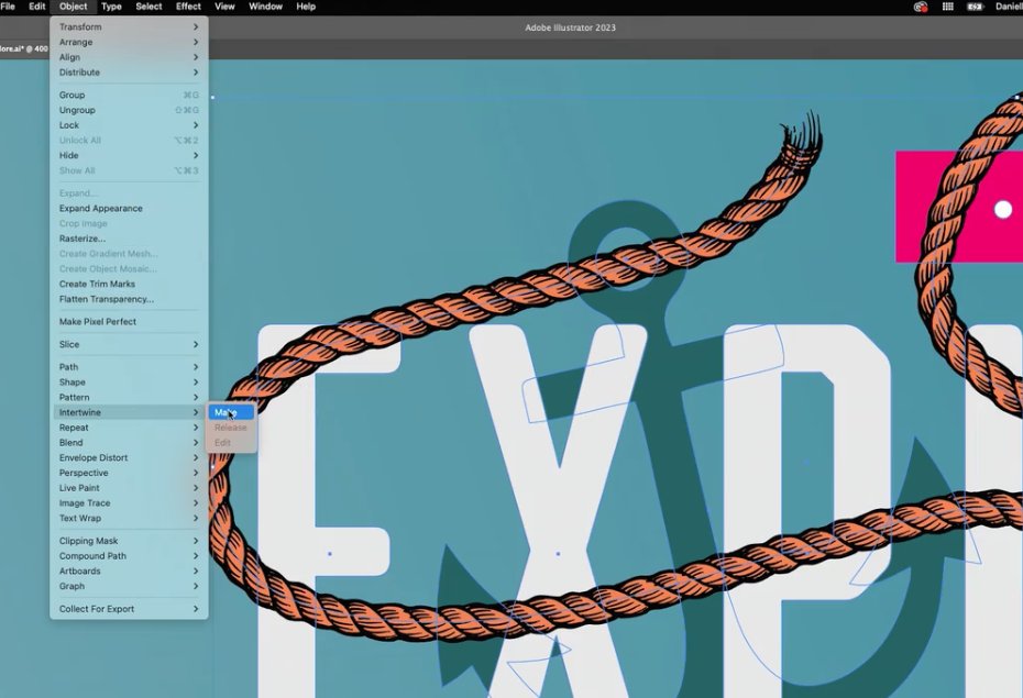 MrBunyi's tweet photo. Adobe Max 2022 Product Features

Illustrator - Intertwine Feature!
Using the Lasso Tool, just circle the area that you want to go behind the text.

#adobemax #adobemax2022 #Adobeillustrator https://t.co/CmgFfenKdr