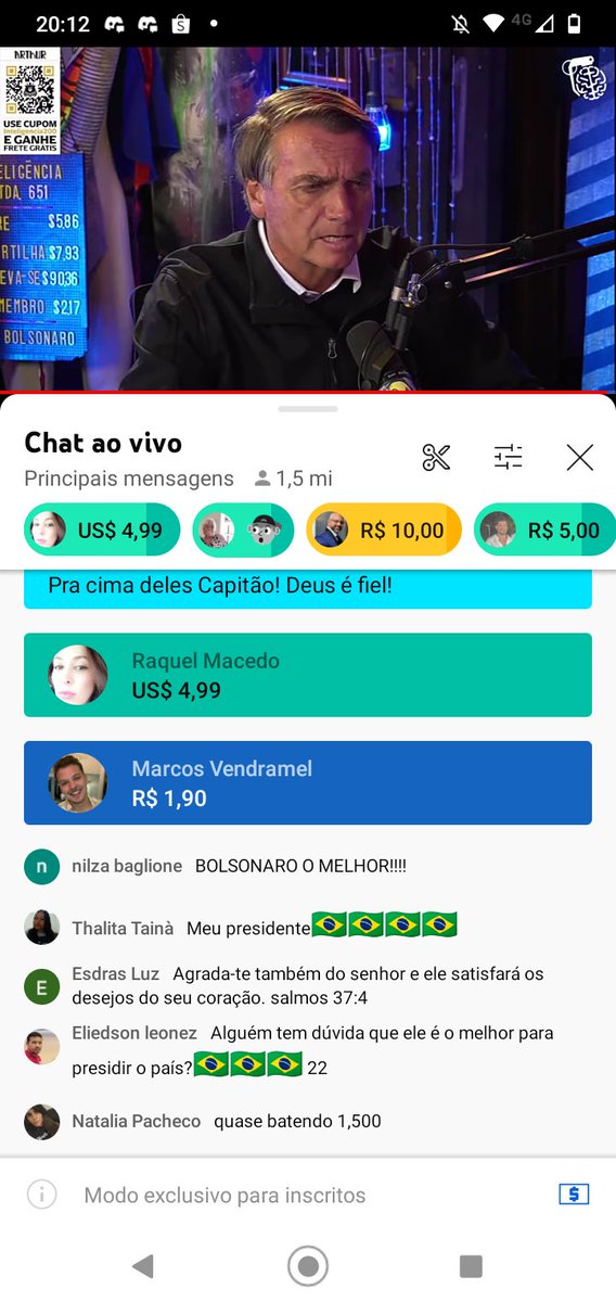 Caramba 1,5 M, ele é o cara mesmo!