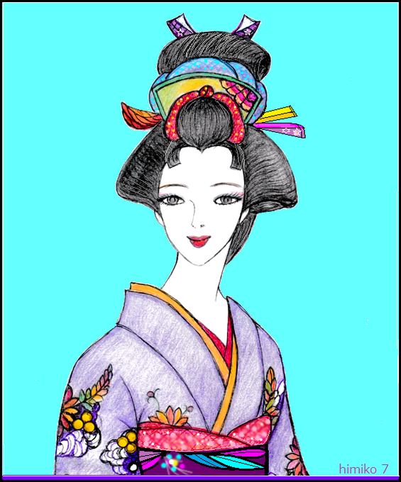 #イラスト #Twitter始めた頃の懐かしい絵です。色鉛筆画 