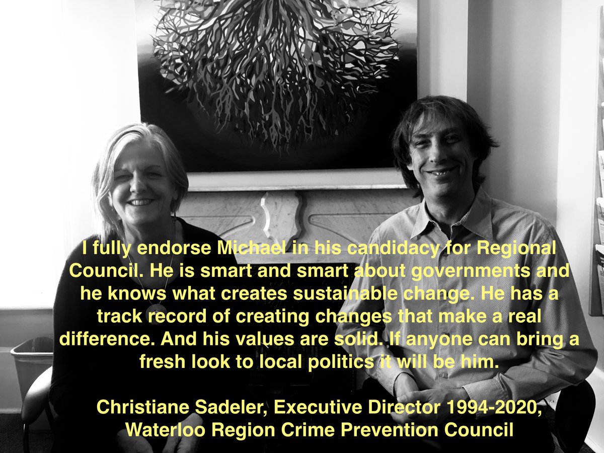 Parkinson4WR's tweet photo. Thank you @ChrisSadeler for your kind words, and your on-going, outstanding integrity and leadership in municipal crime prevention ++ across Canada. #PreventionMatters #MP4RC #WRvotes https://t.co/bOPdnR67pc