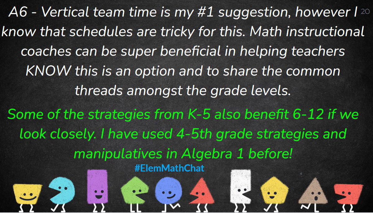 A6: Just my 2 cents! #ElemMathChat