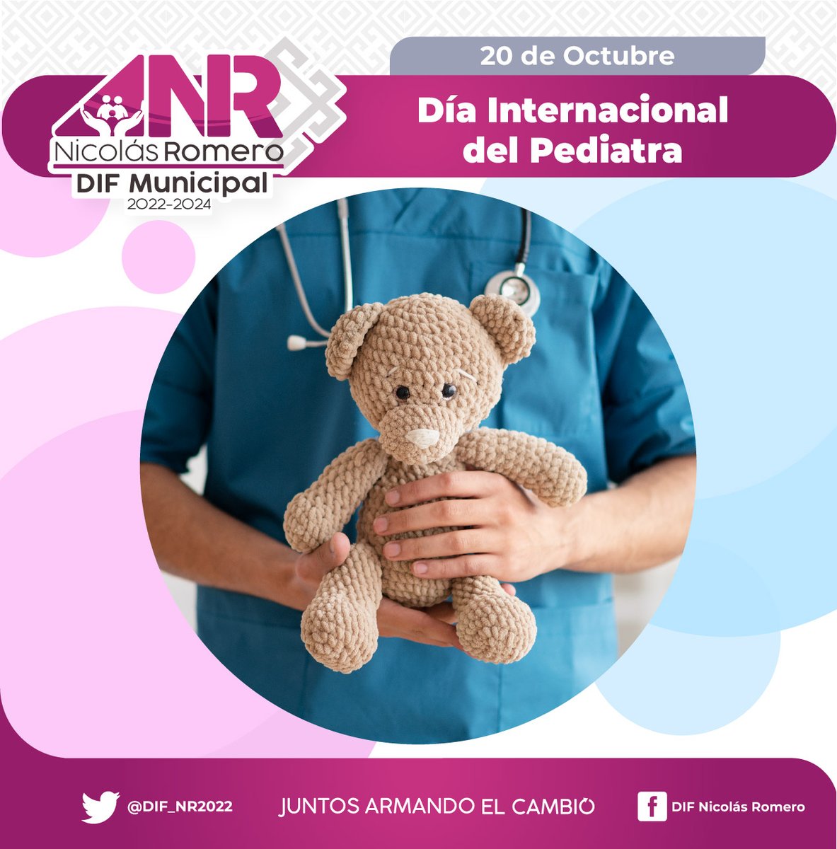 DIFNR_2527's tweet photo. Lo que uno ama en la infancia, se queda en el corazón para siempre. Gracias por cuidar a nuestras niñas y niños con cariño, amor y paciencia, como si fueran parte de tu familia. ¡Feliz Día del Pediatra!

#DIFNR #JuntosArmandoElCambio https://t.co/Eqphq7lUGq