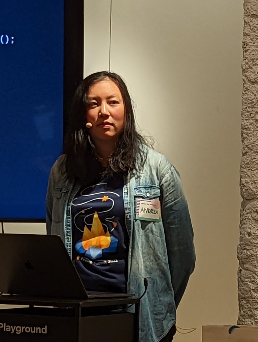 moon's tweet image. Andrea Wu #Firebasedevfest #NY @gdg_nyc @DevsOnWix
