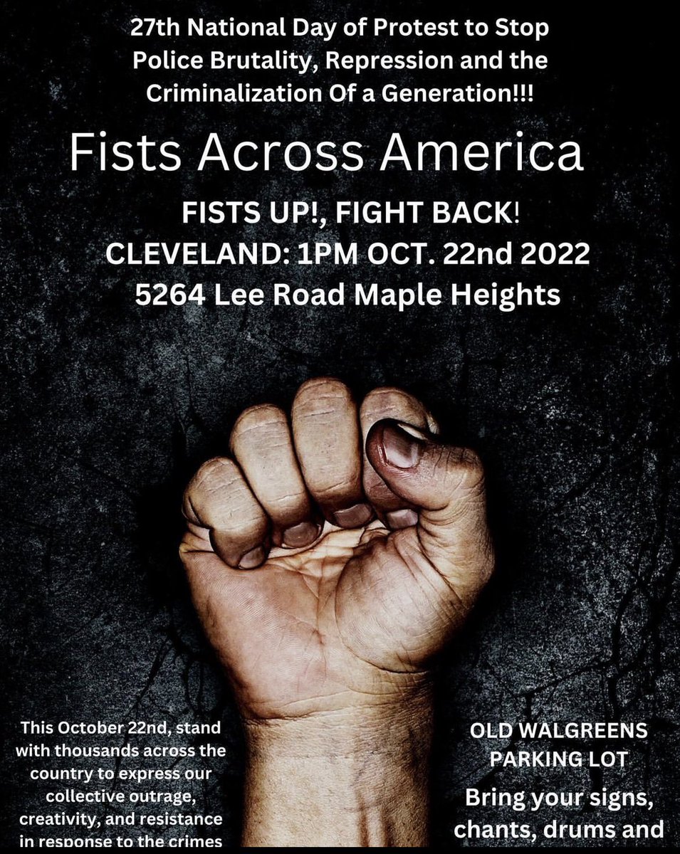 CLEprotest's tweet photo. Show up and spread the word! https://t.co/LSockmbbqE