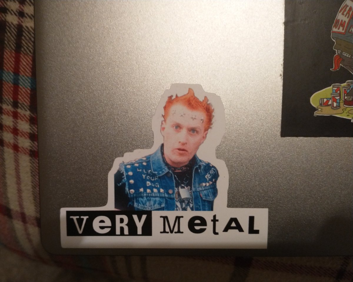 Excellent new sticker that went straight onto the laptop (few make it there) courtesy of the always amazing  @czelticgirl. Looking forward to a new crop of confused stares from all but maybe two of my coworkers.