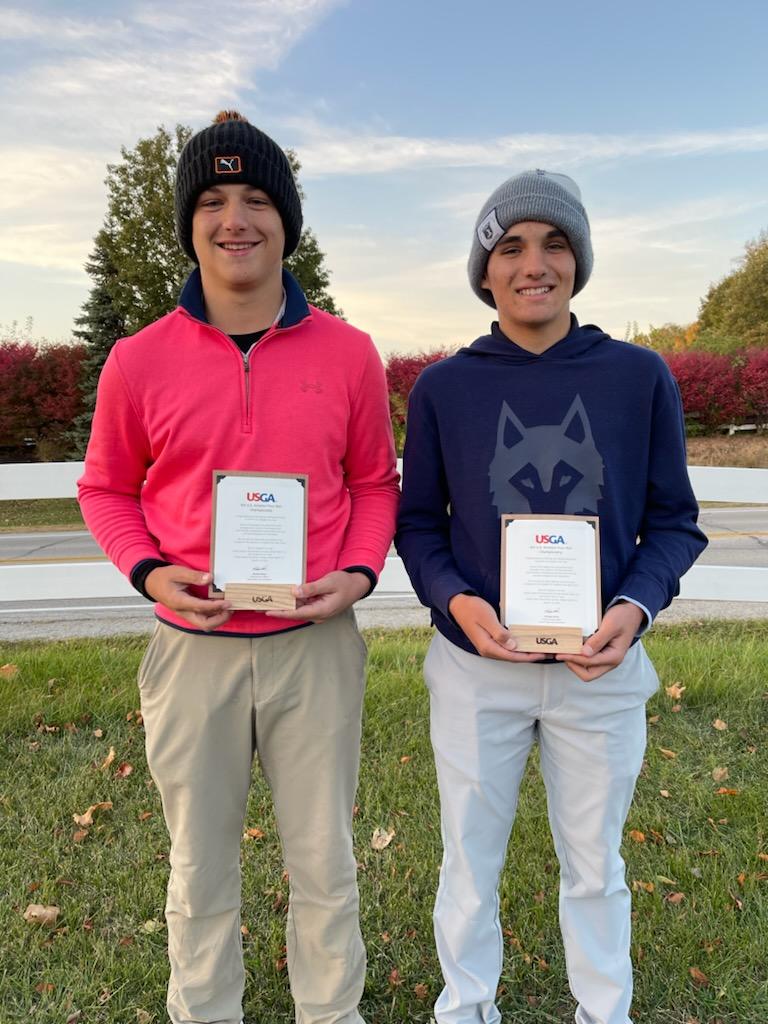 Great day at the USGA Four Ball qualifer at Purdue. We shot 6 under 65 and qualifed for the tournament at Kiawah Island in May.