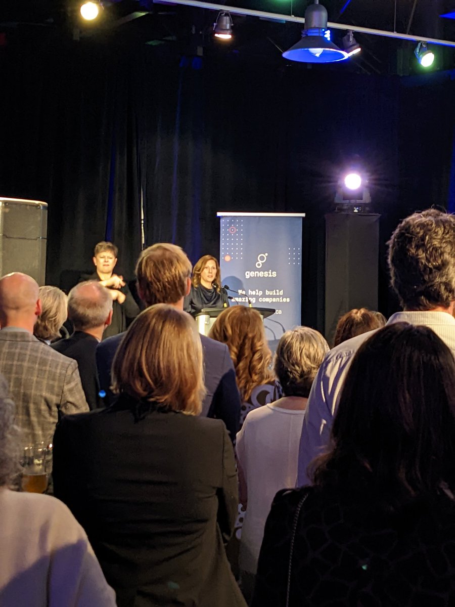 GardinerCentre's tweet photo. In good company, celebrating the accomplishments of @Genesis_Centre tonight! Congratulations, Michelle and team! #silveranniversary #nlstartups #techisland #signalhillcampussquad
@MUNBusiness @MemorialU https://t.co/hHIPYB802U