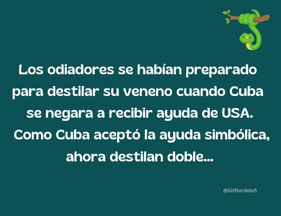Se la pasan hablando del pueblo y el pueblo, y de que apoyan al pueblo, pero están en favor del bloqueo que trata de asfixiar al pueblo, y se oponen a cualquier ayuda o donación para el pueblo. #Cuba #CDRCuba #MejorSinBloqueo #SoyCederista