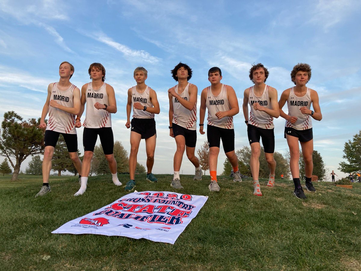 Congrats to the Madrid boys and girls XC teams for qualifying for state at tonight’s SQ meet at Leon! #TigerPride