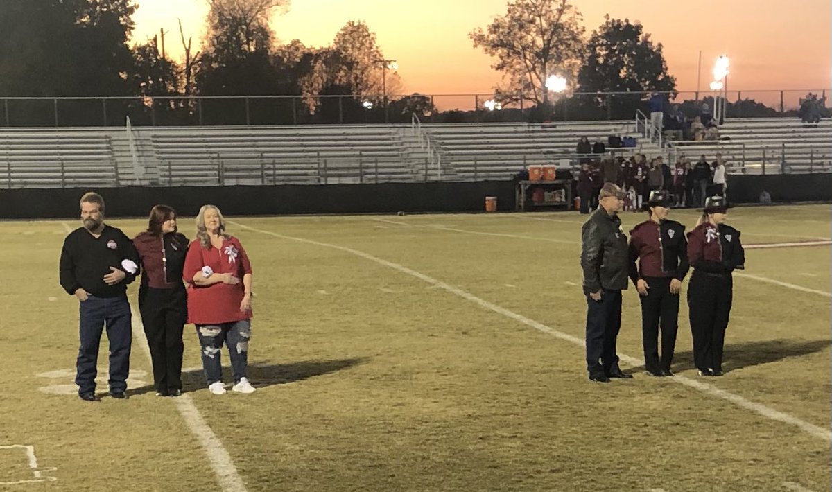 BandRobertson's tweet photo. Congratulations to our marching band seniors on Senior Night! #WeAreRCSTN #RobCoMusic https://t.co/uTKaXT3hOr