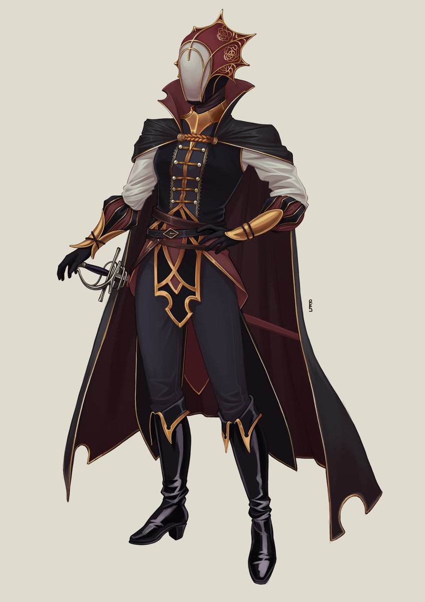 Tallinier's tweet photo. Part of a larger ref-sheet piece I'm working on right now - an Astral Elf necromancer character! #art #dnd #dnd5e #dungeonsanddragons #ttrpg https://t.co/wOe5b8qCaw