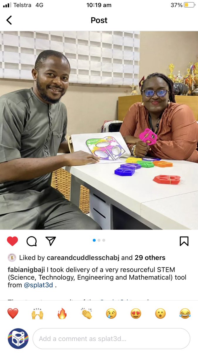 Meet the wonderful parents and staff at the Care &amp; Cuddles School, Nigeria. We are proud to be supporting them as they help their students develop skills for engineering design. #impact