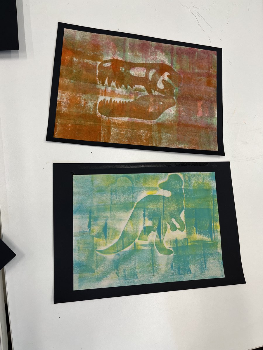 Carrieling4's tweet image. Year 4 IPC #Makerspace Design and Tech by #Cricut Maker from beginning to finish. Their dinosaur #blockprints look gorgeous! @HISEdTech @CricutUK