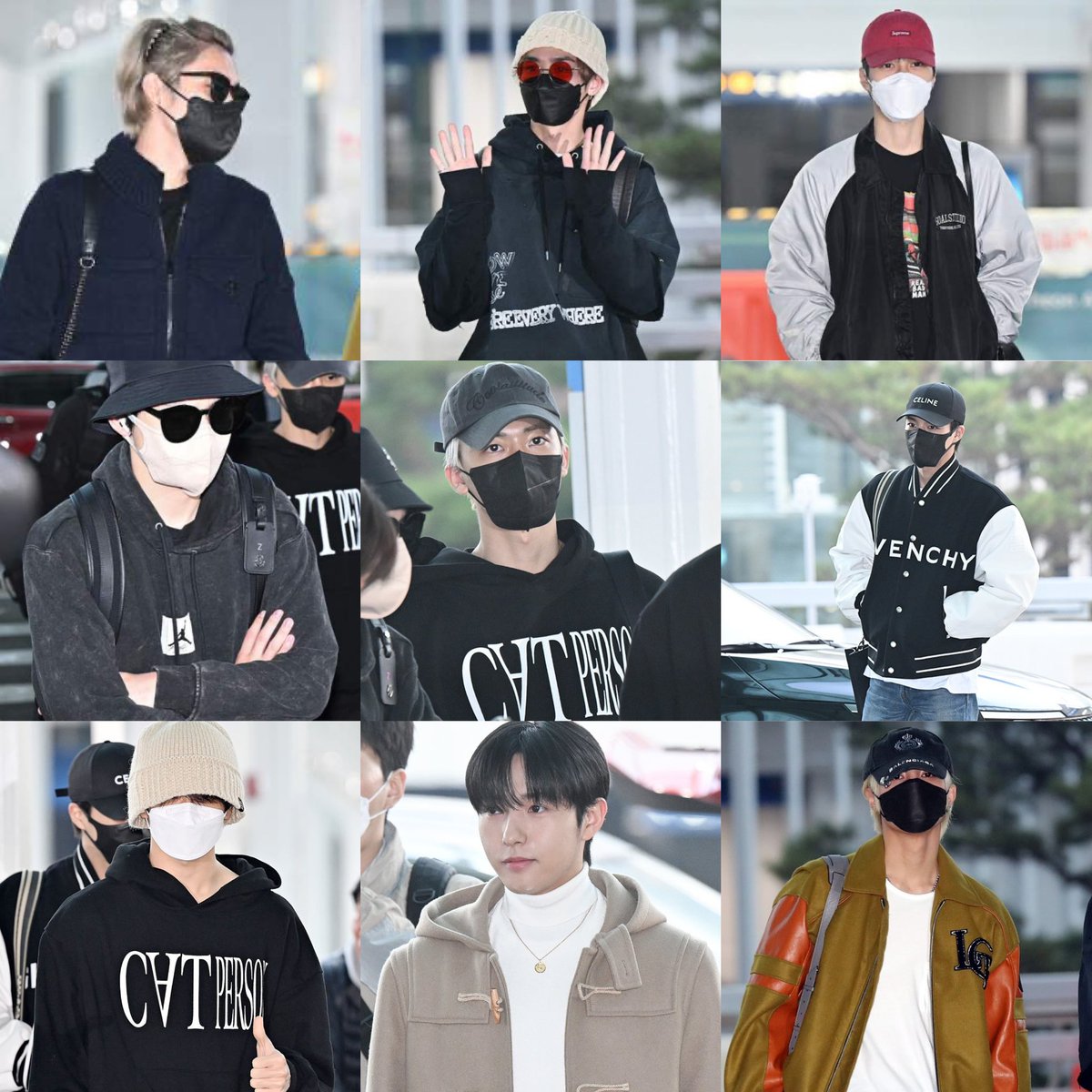philconcerts's tweet photo. NCT Dream and WayV members at the Incheon Airport on their way to the Philippines for #IPOPUMNL22, happening tonight at the Araneta Coliseum ✈️

📸 Newsen and Osen https://t.co/SCI2Youjr4