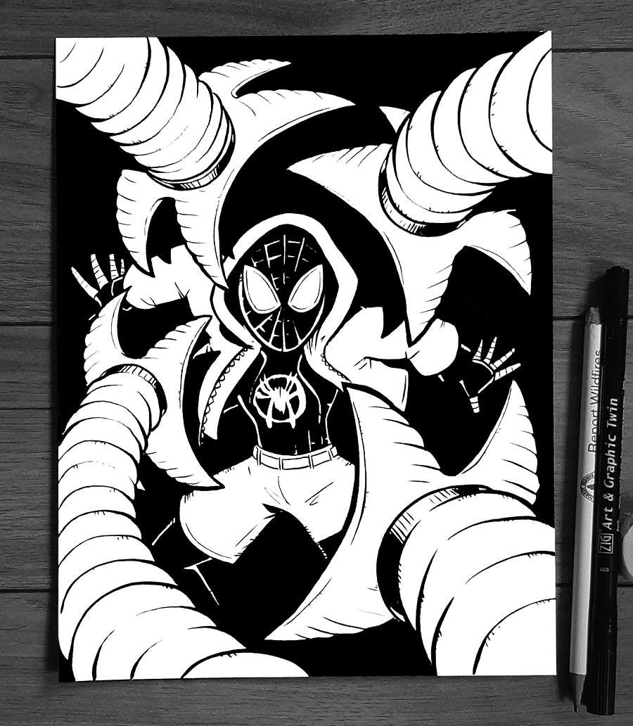 Spiders 
#spidergwen #milesmorales #spiderpunk #superiorspiderman 