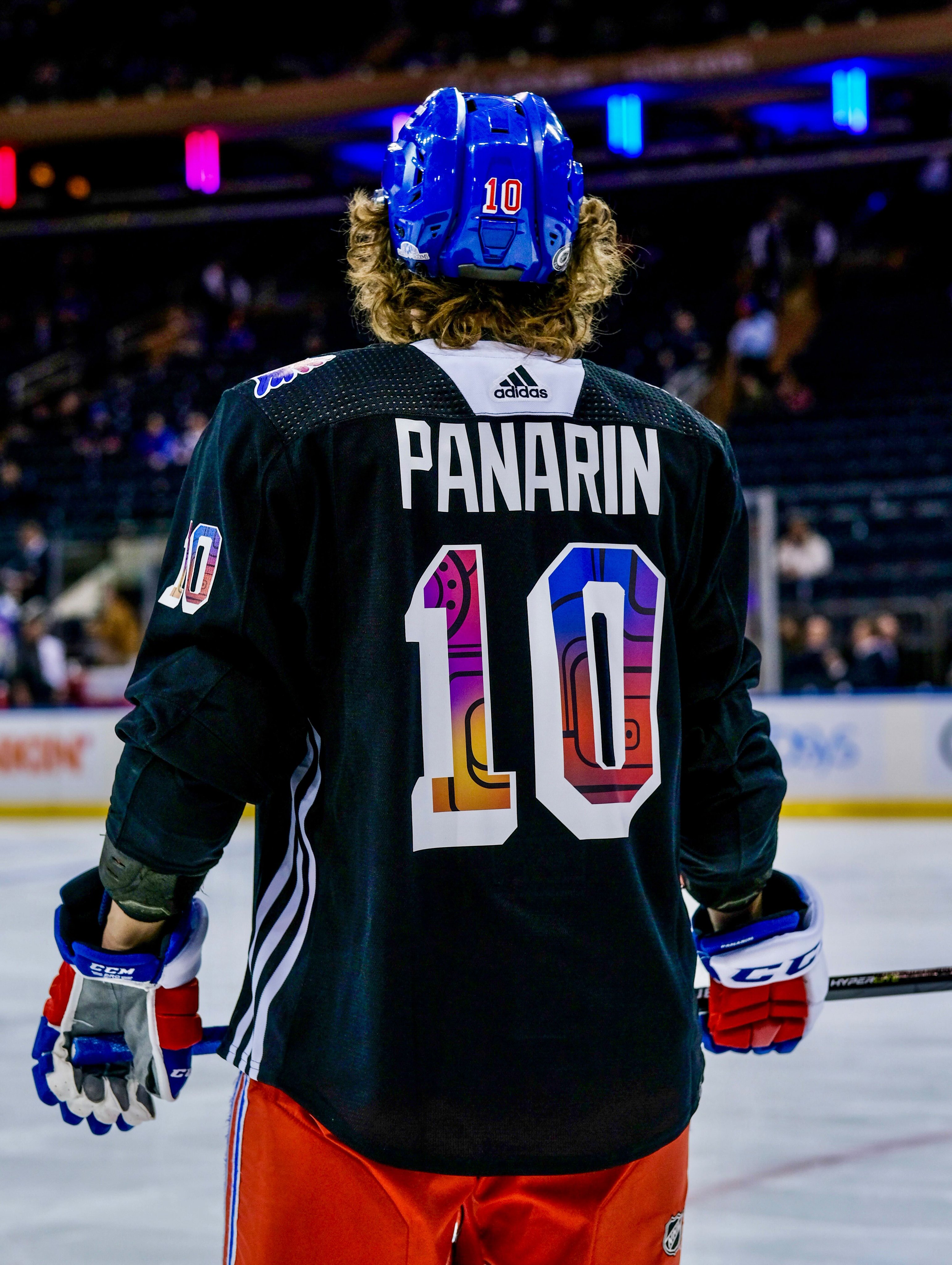 NHL on X: These @NYRangers jerseys for Hispanic Heritage Night