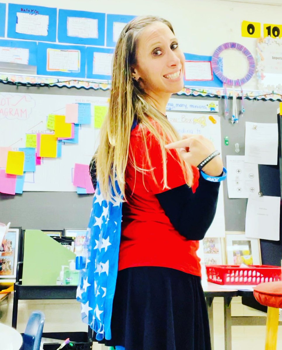 Standing up to Bullying is Heroic! So today we dressed as superheroes! I know my teacher super powers come from the amazing kiddos in our class!
#standuptobullying #beabuddynotabully   <a href="/Carmelschools/">Carmel Central School District</a> <a href="/MPES_Principal/">mikekirk</a>