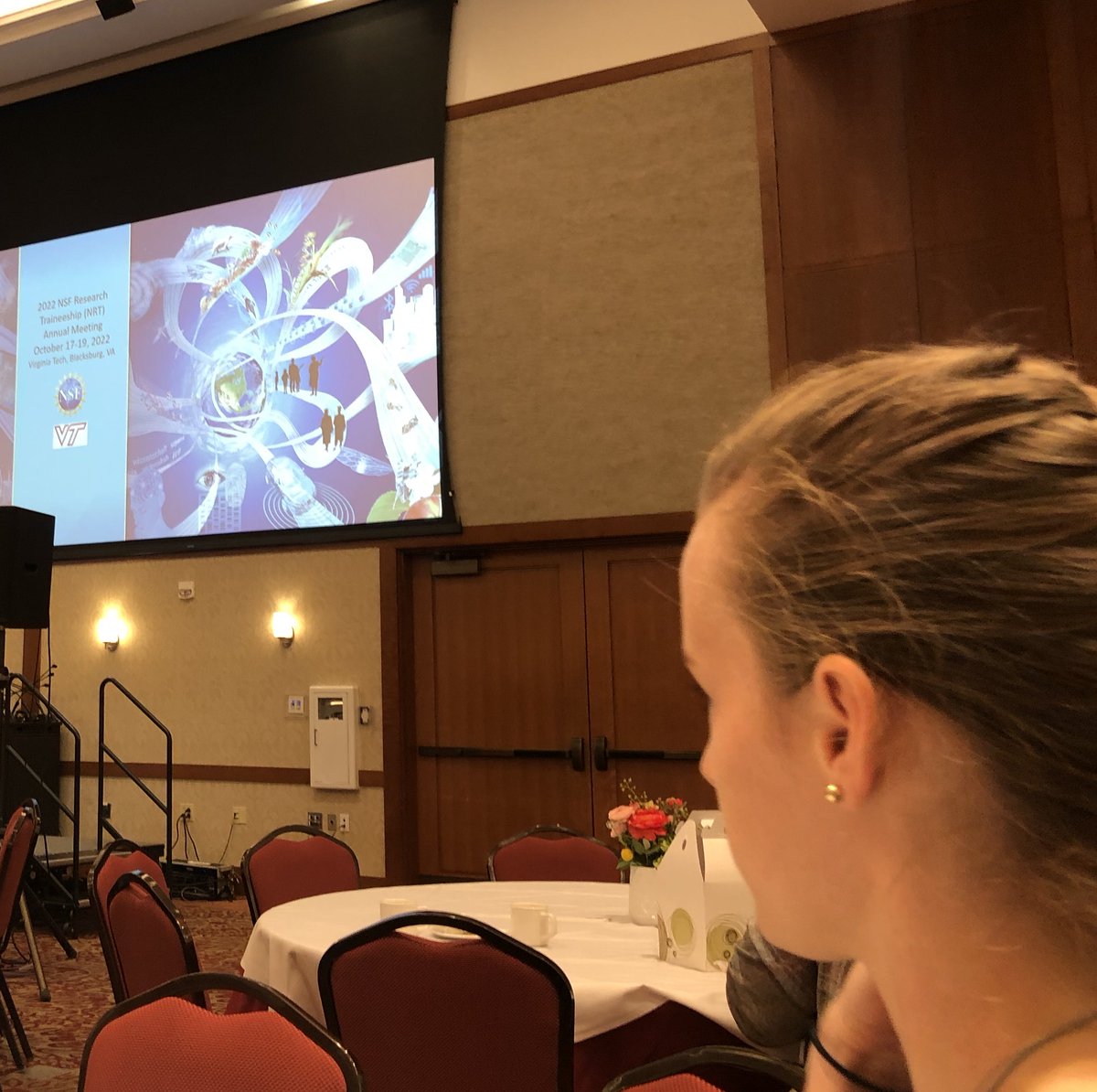 AWAREAINRT's tweet photo. #AWAREAI NRT trainee and #RIT Imaging Science Ph.D. student Arianna Giguere presented about ongoing research at the #NRT2022 meeting. Our team had a fantastic experience at Virginia Tech. Thank you to #NSF and all the meeting organizers!
#NRTAI https://t.co/h8Ucn0oGYe