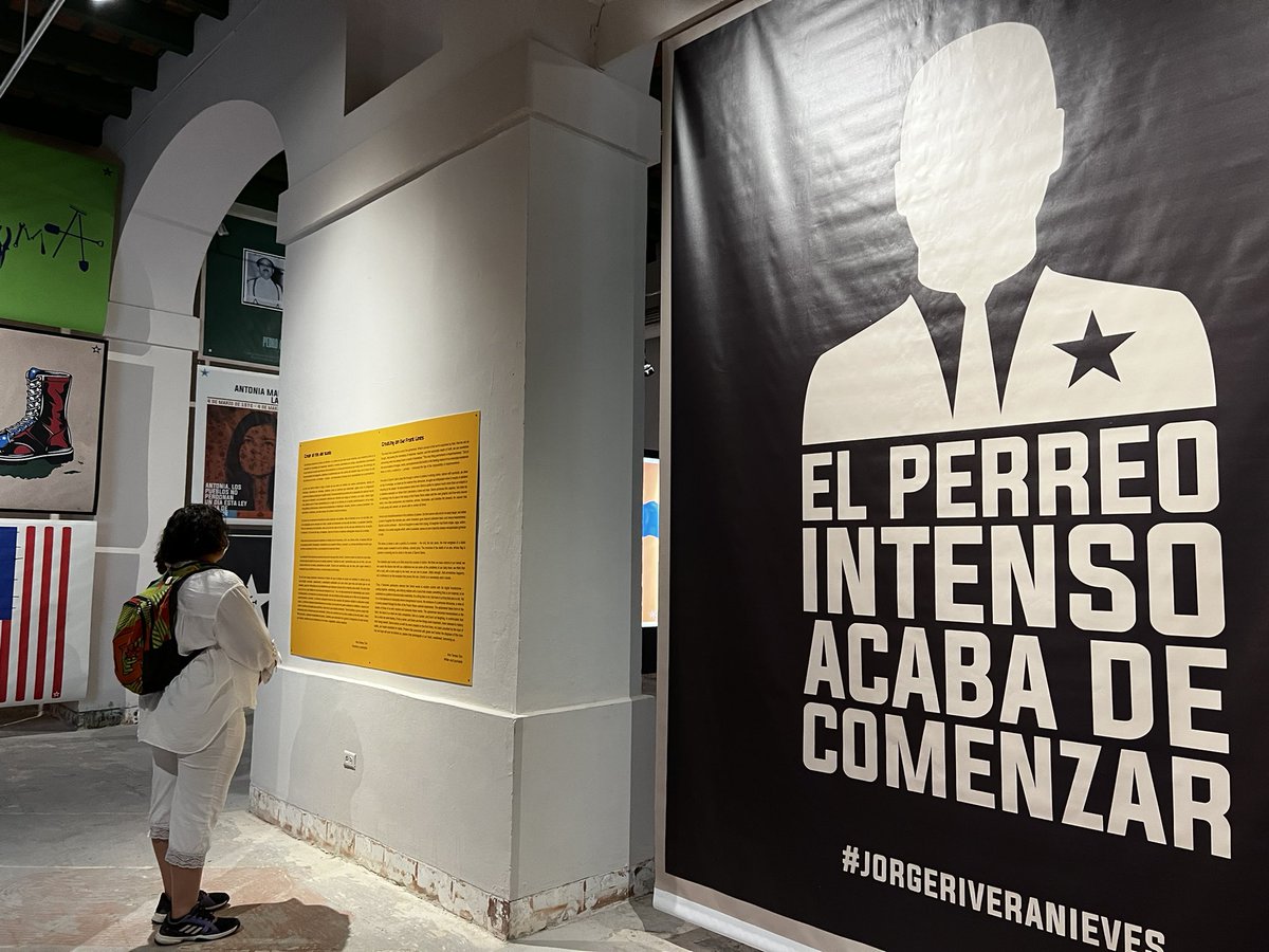 pablod's tweet photo. Felicidades y enhorabuena al compañero @tallergraficopr en su exhibición en el Museo de las Americas en el cuartel de Ballajá. Hazte el favor y chequéalo—presenciar esta obra en escala grande es otra cosa. https://t.co/nEBWpkyoIz
