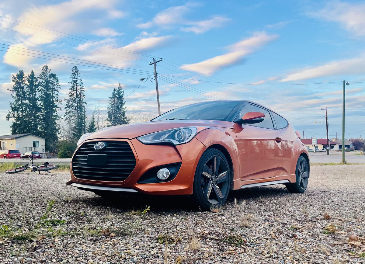 daniellerosegal's tweet photo. I’ll never get tired of this thing 🧡 #Veloster #Turbo #GDi #SixSeconds  #KDM #KDMstance #stancenation https://t.co/PJlEXPCDbk