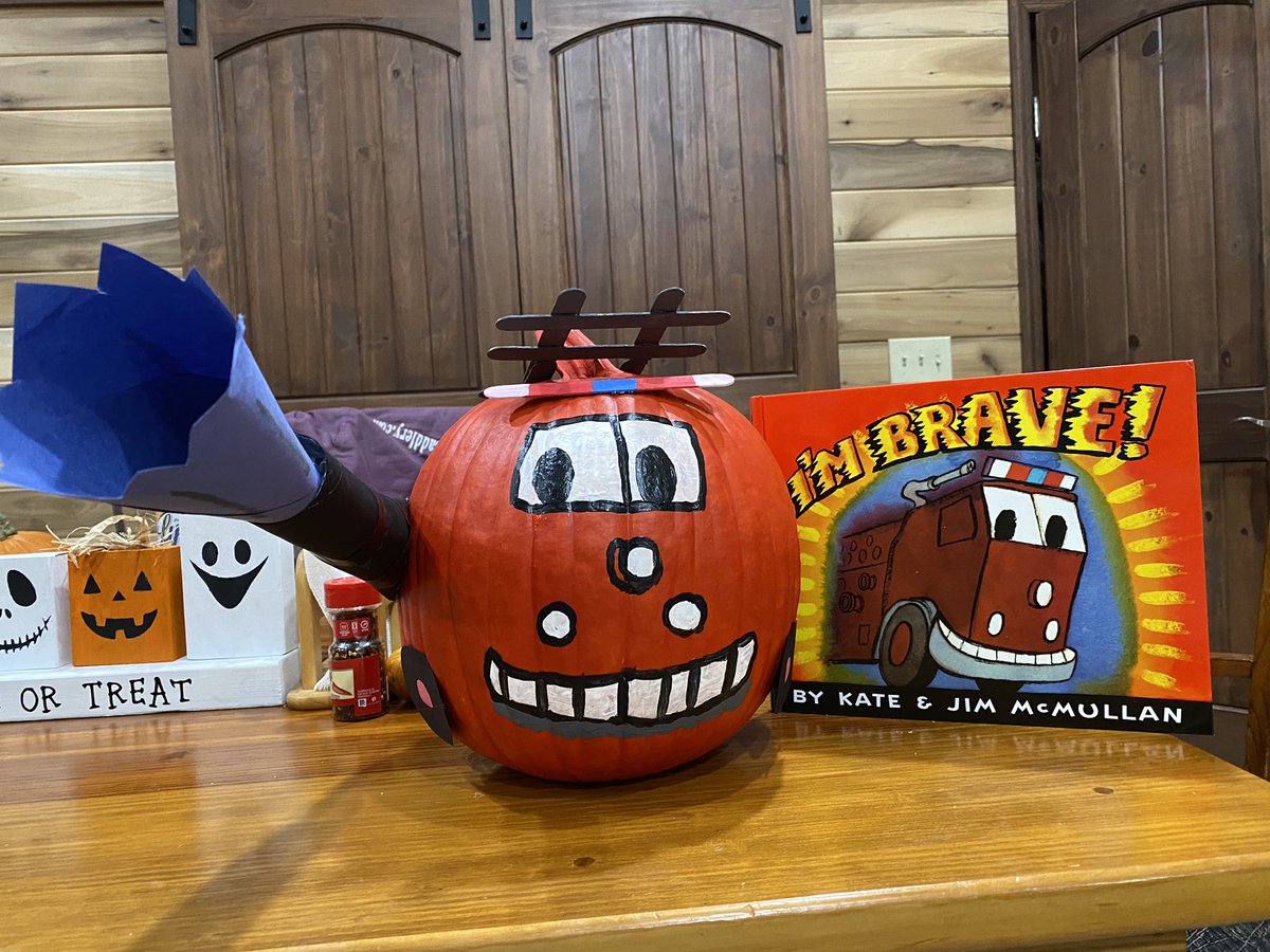 Book character pumpkin! #ImBrave