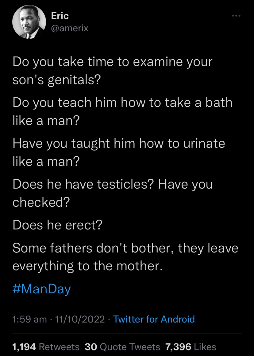 Hot Masculinity Takes tweet media