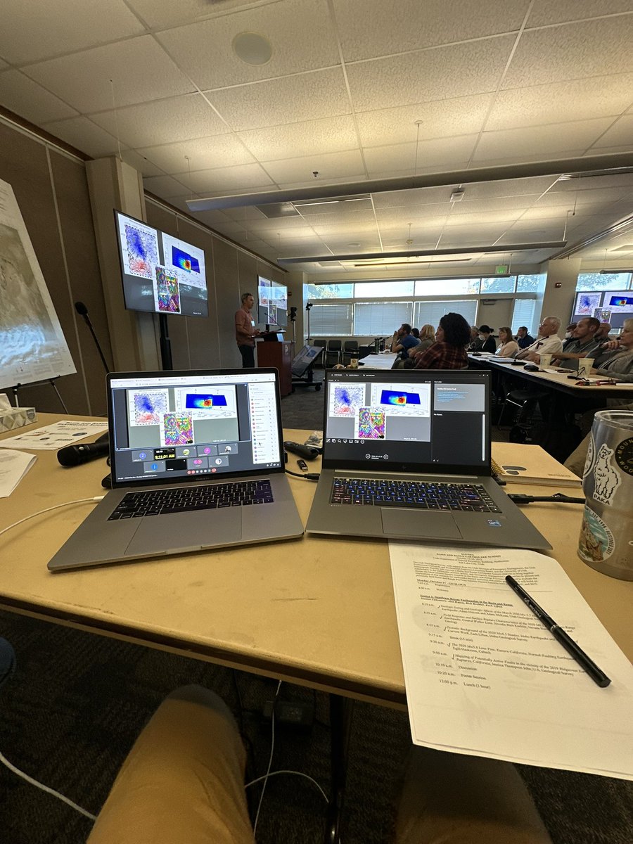 high_desert_rex's tweet photo. The 2022 Basin and Range Earthquake Summit is a wrap! The meeting was a great success. Thanks to all the presenters and attendees for making it a great meeting!!
#bres22 #earthquakes #basinandrange @utahgeological https://t.co/on6outIbaM