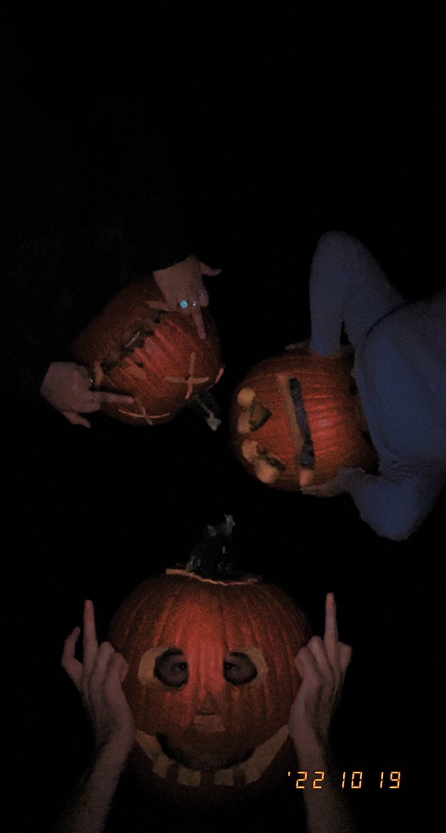 mannycastilloo's tweet photo. just a bunch of pumpkin heads 🧡 https://t.co/S0SjwLgOtT