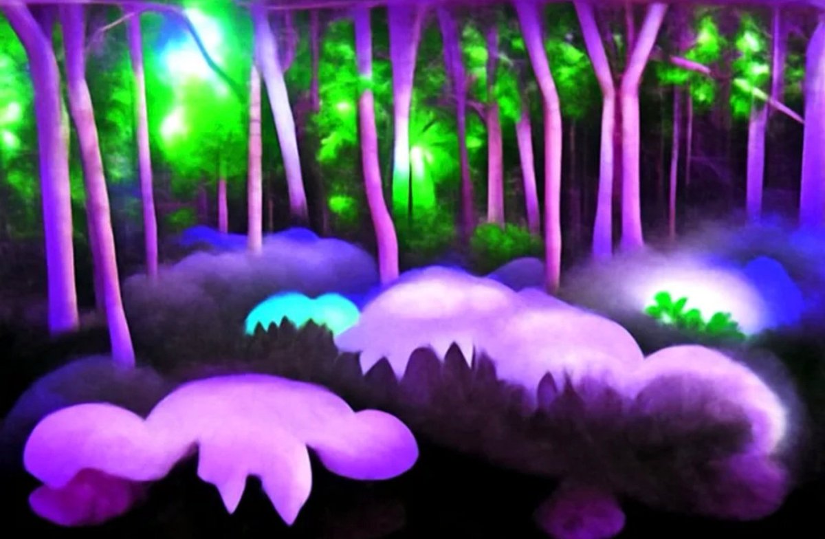 ComradeDice's tweet photo. Day 256 of Ai sessions from @TerraObscuraNFT 🔥

Purple plush forest 💜 https://t.co/gVMdcLstYh