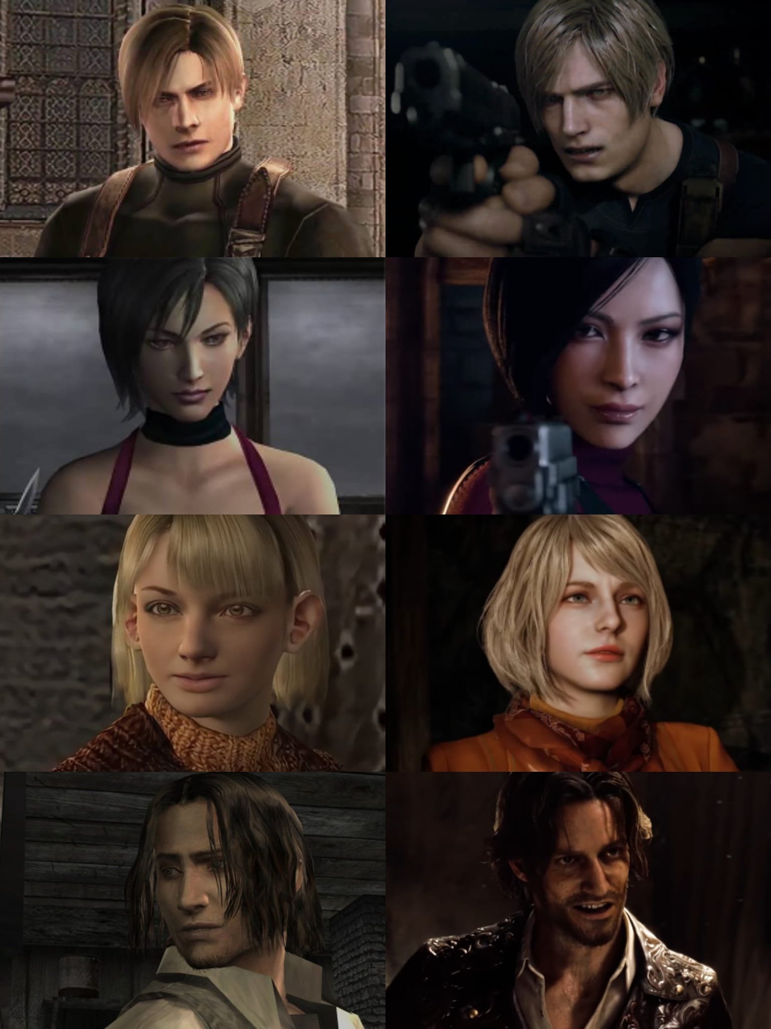 Resident Evil Center on X: Original vs Remake #REBHFun  #ResidentEvil4Remake  / X