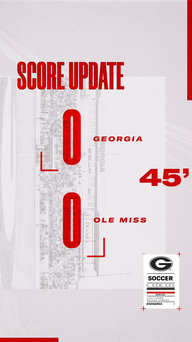 45 down. 45 to go at Turner. #Driven // #GoDawgs