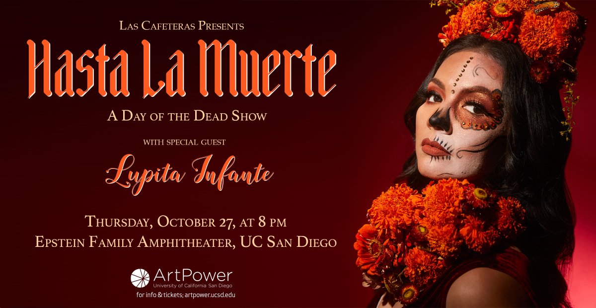 Honoring the ancestors who came before us, Hasta La Muerte is a passionate, multi-dimensional performance filled with Zapateado, dance, song, altares y flores, and featuring original and new music from Las Cafeteras. Get tickets: bit.ly/3TqcDnx #DayOfTheDead